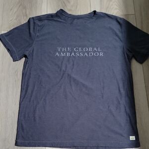 Vuori Dark Blue The Global Ambassador Hotel Scottsdale Graphic Tee Size L EUC